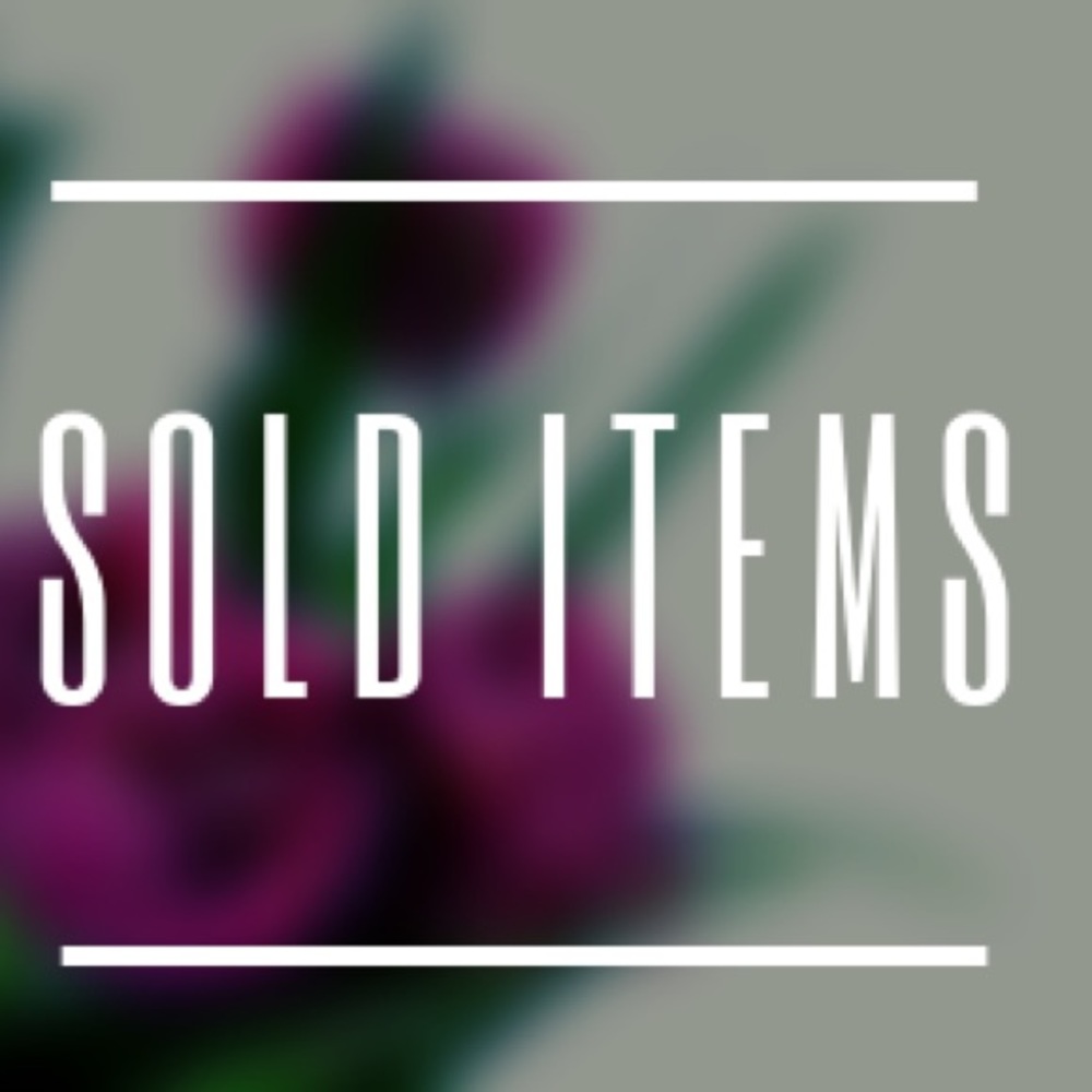 SOLD ITEMS